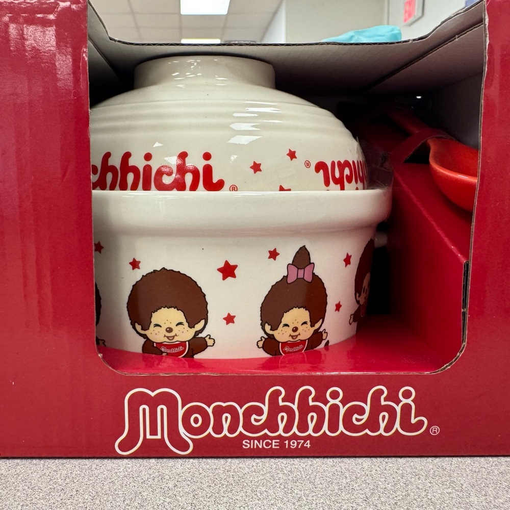 Monchhichi Ceramic Bowl with Lid